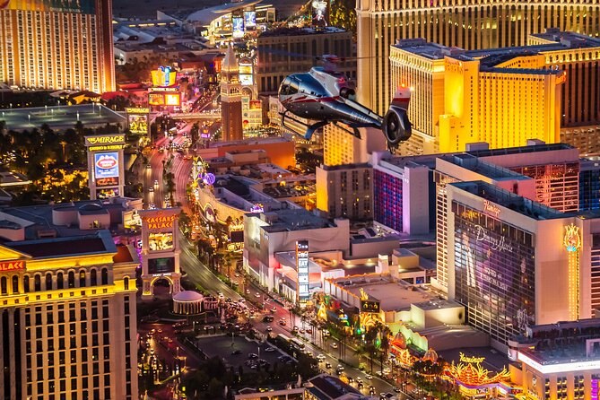 Las Vegas Strip Helicopter Night Flight